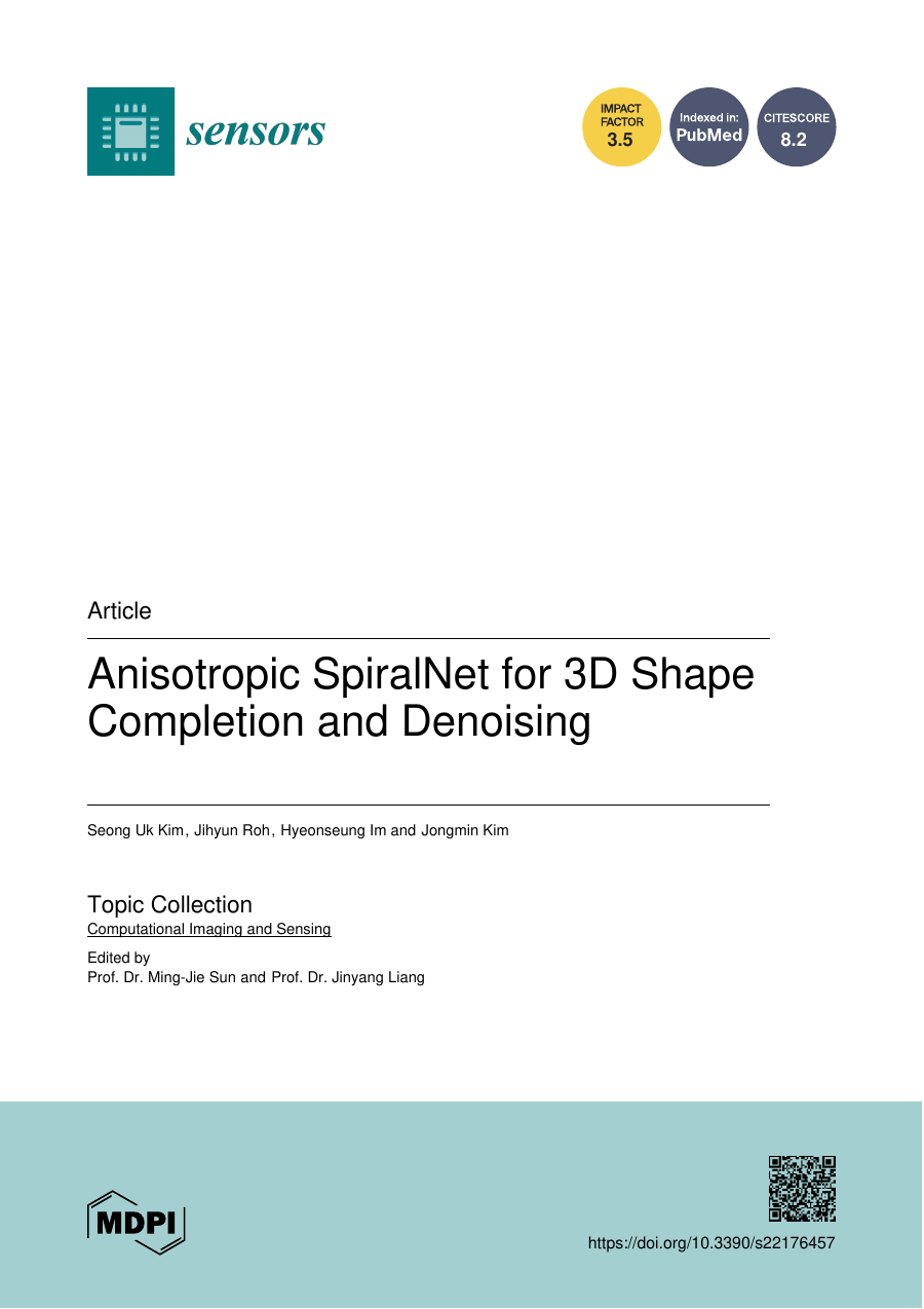 Anisotropic SpiralNet for 3D Shape Completion and Denoising
